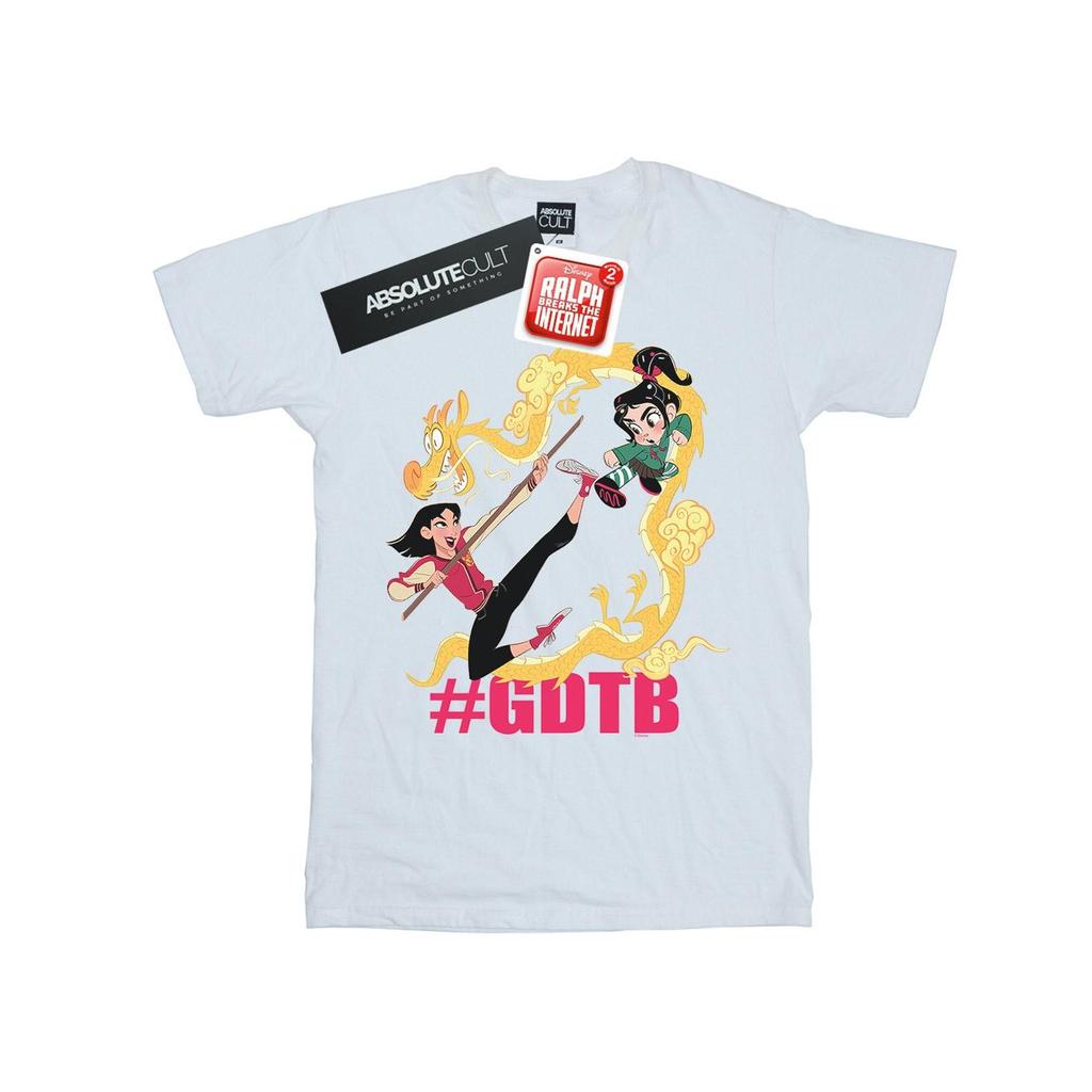 Disney Mens Wreck It Ralph Mulan And Vanellope T-Shirt