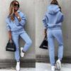 Autumn/Winter 2025 European & American Fashion Long Sleeve Sport Casual Sweatshirt Set