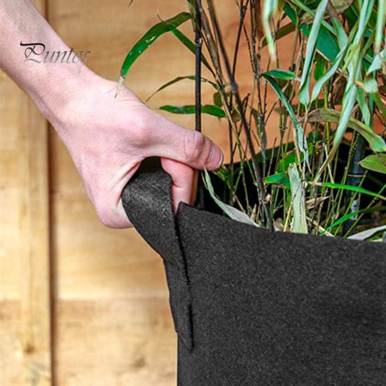 Нетканый мешок для посадки, уличный садовый горшок для растений с усиленными ручками, дышащий мешок большой емкости для выращивания помидоров и картофеля