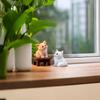 Набор миниатюрных собачек Voyyphixa, милые маленькие собачки, DIY, настольный пейзаж, бонсай, забавные подарки для новых и более, фигурки, 10, Фигурки, Декор, Подарки,