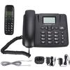 W128 2.4GHz Intelligent Digital Wireless Telephone Landline One for One (Black