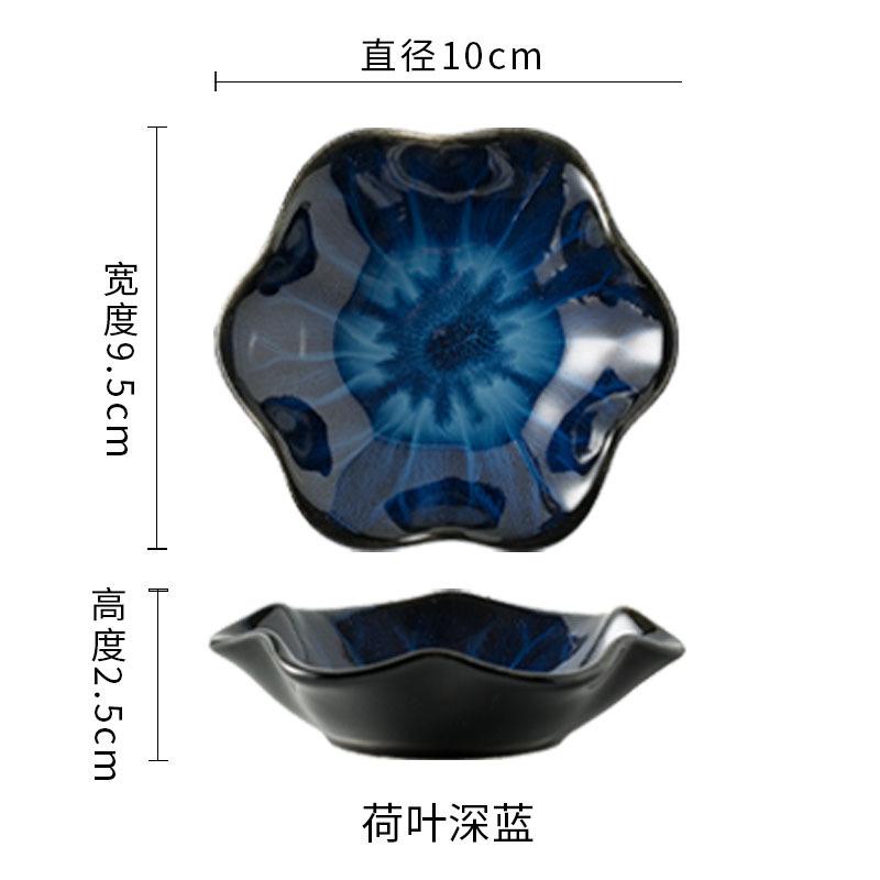 Lotus Ceramic Trays Green Creative Tray for Decoration Jewelry Plate Jewelry Organizer Containers Desktop Decor