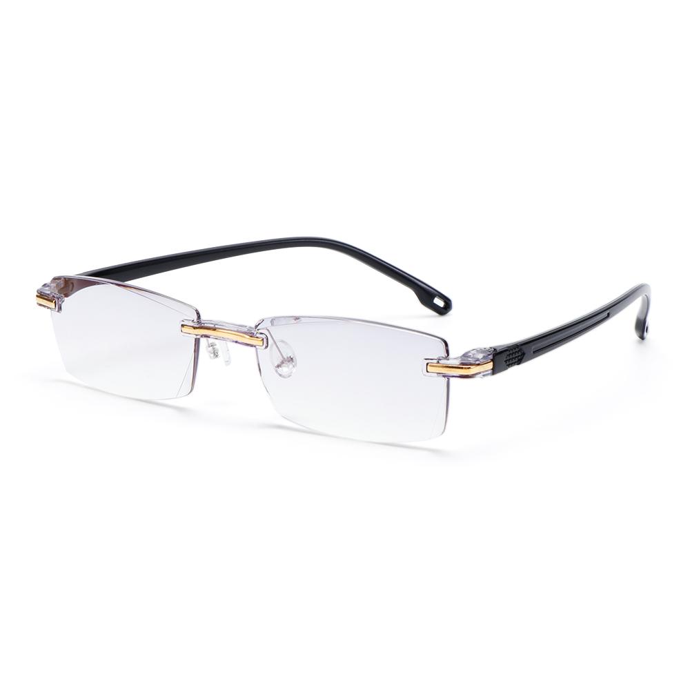 Унисекс Очки для чтения Компьютерные игровые очки Безободковые очки для чтения Защита от излучения Очки для пресбиопии Защита от синего света