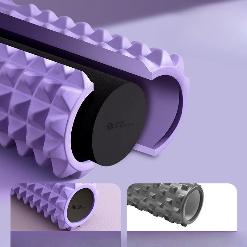 Connors Solid Foam Shaft Muscle Relaxation Skinny Leg Roller Massage Yoga Column Auxiliary Tools Supplies Equipment.