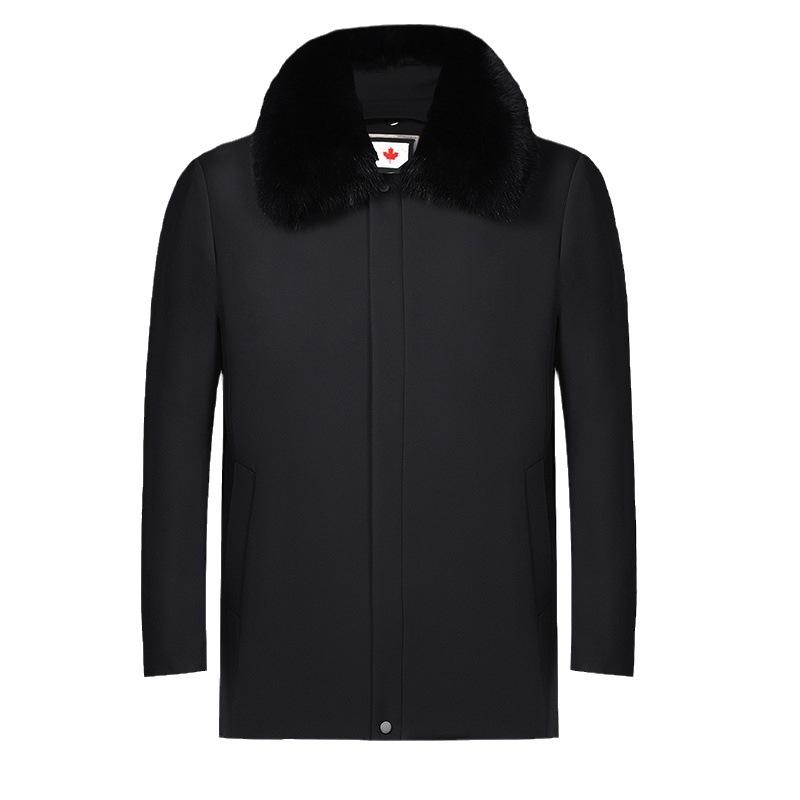 Зимняя куртка-пуховик мужская на гусином пуху Gall повседневная куртка утепленная и теплая