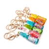 1 Piece Cute Creative Miniature Soda Drink Charm Mini Dollhouse Ornament Simulation Japanese Marbles Bobble Soda Keychain