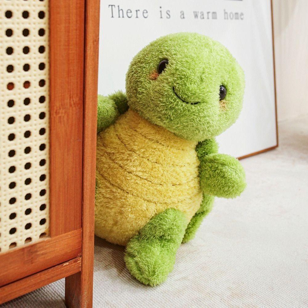Stuffed Simulated Tortoise Plush Toy Fluffy Animal Sea Turtle Pillow Kids Birthday Christmas