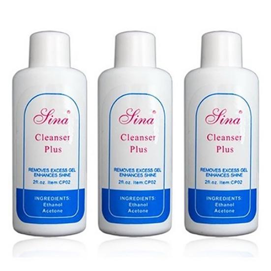 3 шт., акриловые насадки для дизайна ногтей Fasle, салонный УФ-гель для умывания Clean Plus