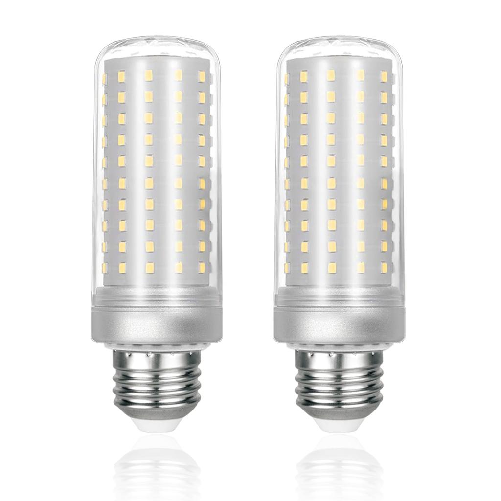OKALUMI Invoices 2 Pieces LED Bulb E26 Base 200W Type Equivalent 3000lm LED Corn Light Corn Type Garage Light 3000K Light Bulb Color Equivalent 200W