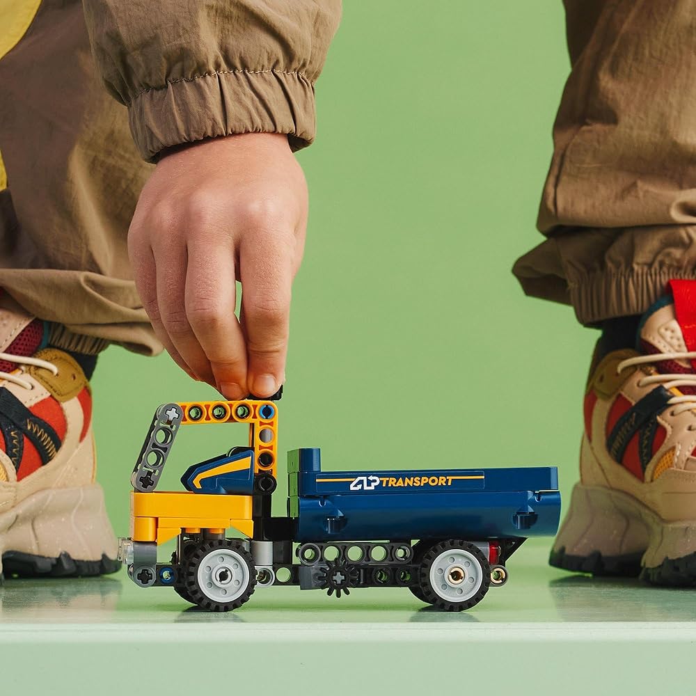LEGO Technic Dump Truck Toy Building Set for Kids 7-9 Years Old Vehicle Model 42147