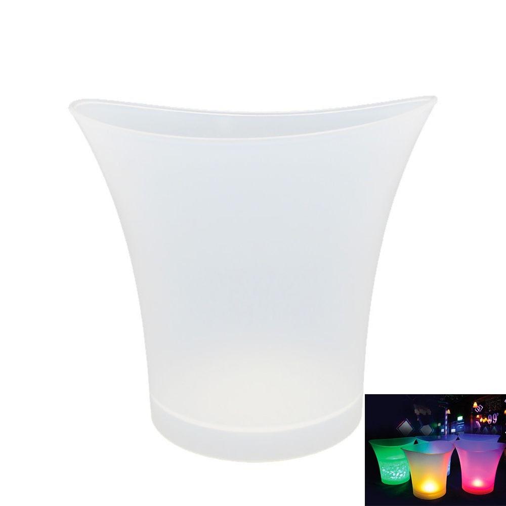 Светящаяся настольная лампа для вечеринок, светодиодная лампа для ведра со льдом, 5 л, меняющая цвет