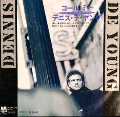 7-дюймовая пластинка DENNIS DEYOUNG STYX Call Me Please AMP242 AM 1986 Япония Рок Б/у