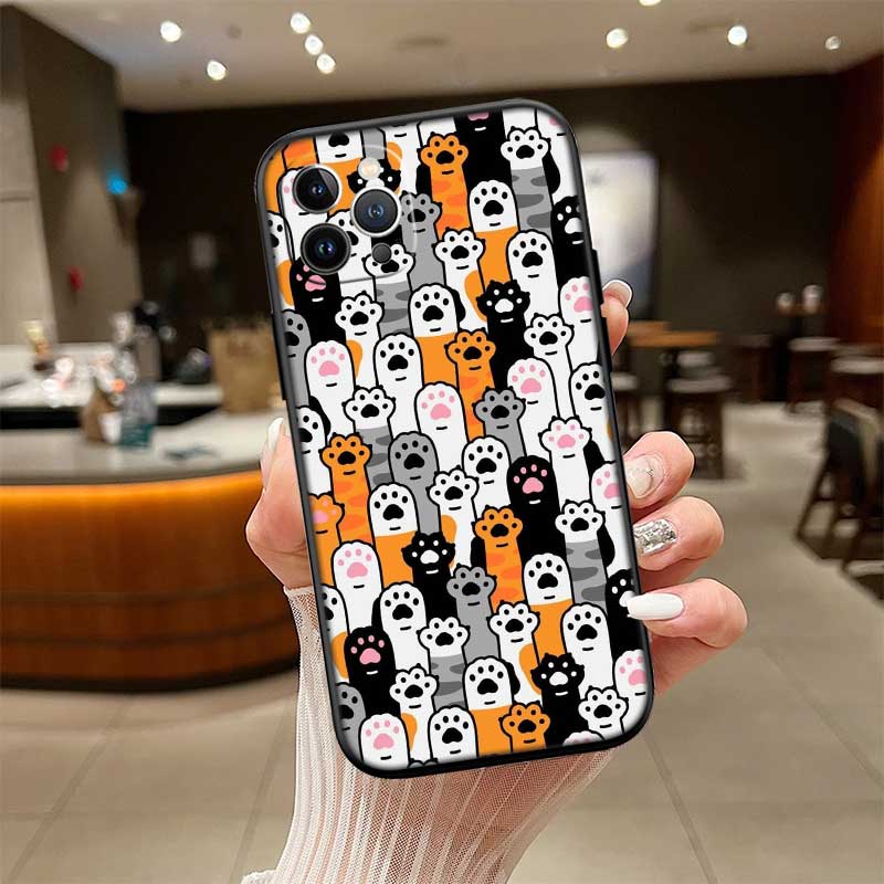 RE18 Cat Cartoon New High-End Shell Phone Case for Xiaomi Poco C40 C50 C51 C55 C65 C71 C75 F3 F5 F6 F7 M2 M3 Pro Ultra
