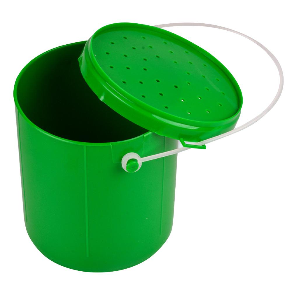 Fishing Tackle Boxes Breathable Live Earthworm Box Plastic Worm Lures Container Portable Handle Storage Tool Fishing Gear