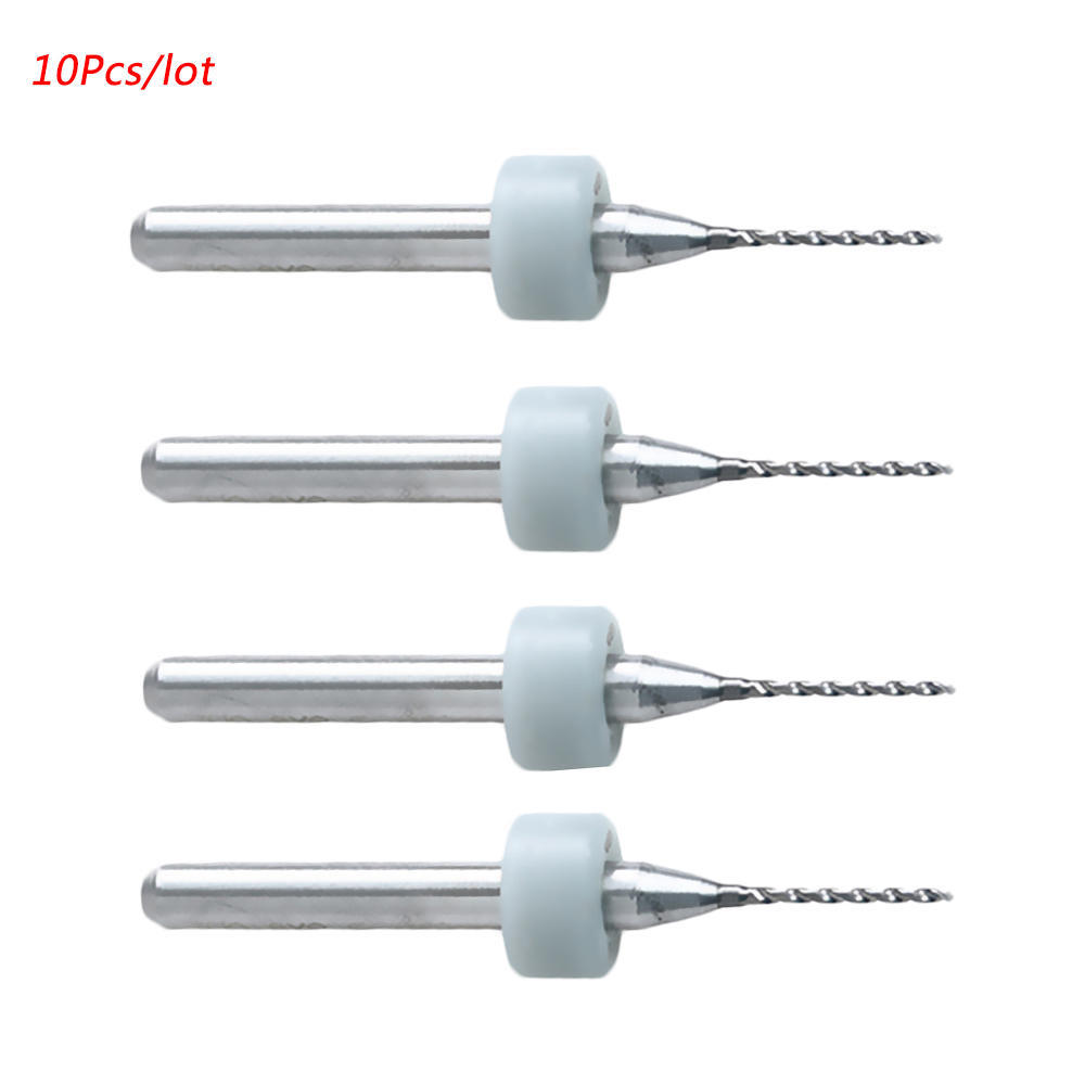 10pcs/lot 0.8mm Hot Sale CNC Carbide PCB Micro Drill Bits Circuit Print