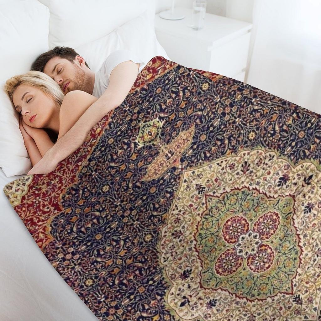 Винтажный Антикварный Персидский Ковер Плед Плед на диван Походные одеяла и Гигантские Диванные Одеяла