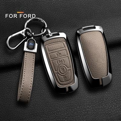Чехол для ключа автомобиля из искусственной кожи для автомобилей Ford Focus/ Fiesta/EcoSport/Mondeo/ Kuga/ Edge