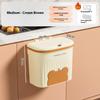 Kitchen Wastebasket Wall Mounted Trash Can With Lid Bathroom Trash Bin Garbage Can For Cabinet Under Sink Compost Bin