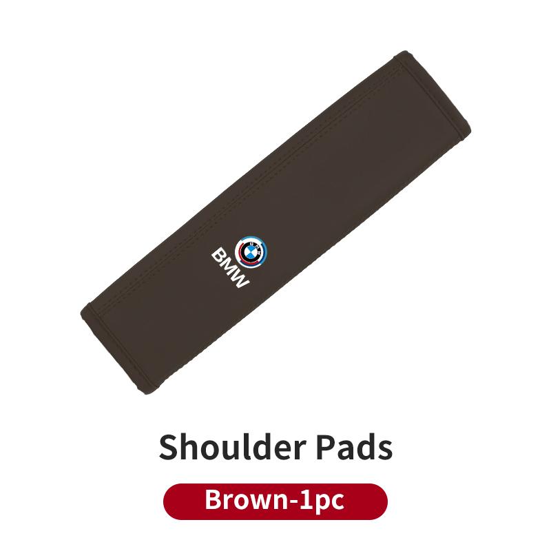 BAGF7 Car Sticker Luxury High Quality Car Seat Headrest Neck Rest Shoulder Pad Cover Auto Accessories For BMW E91 E30 G20 X3 X5 M5 M3