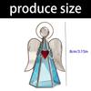 Colorful Acrylic Angel Statue Tealight Candle Stand Votive Candle Holder For Religious Ceremonies And Wedding Gift