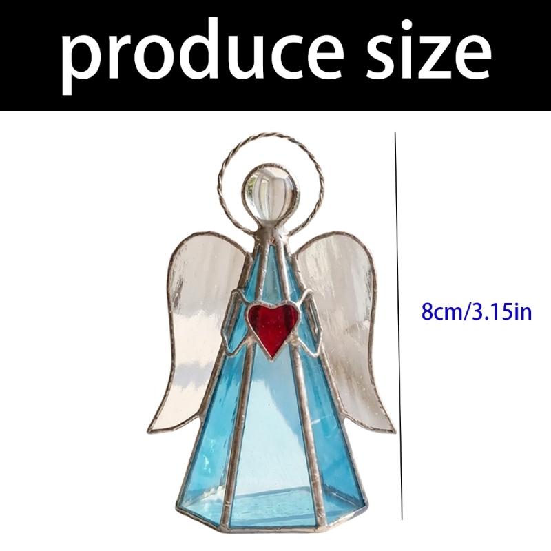 Colorful Acrylic Angel Statue Tealight Candle Stand Votive Candle Holder For Religious Ceremonies And Wedding Gift