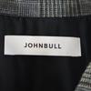 unused Johnbull Houndstooth Shirt jacket L gray Men's Used