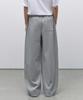 MUSINSA STANDARD Double Knit One-Tuck Wide Lounge Sweatpants [Medium Grey]