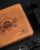Men's wallet without clasp made of nubuck leather - Peterson