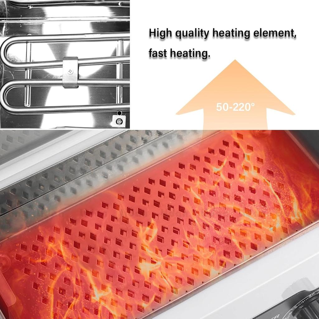 300 Вт Высокотемпературный металлический ящик для очистки инструментов с таймером SPA Маникюр Педикюр Салон Парикмахерская Автоклавы Стерилизаторы для Различных Beauty Волос Ногтей (белый)