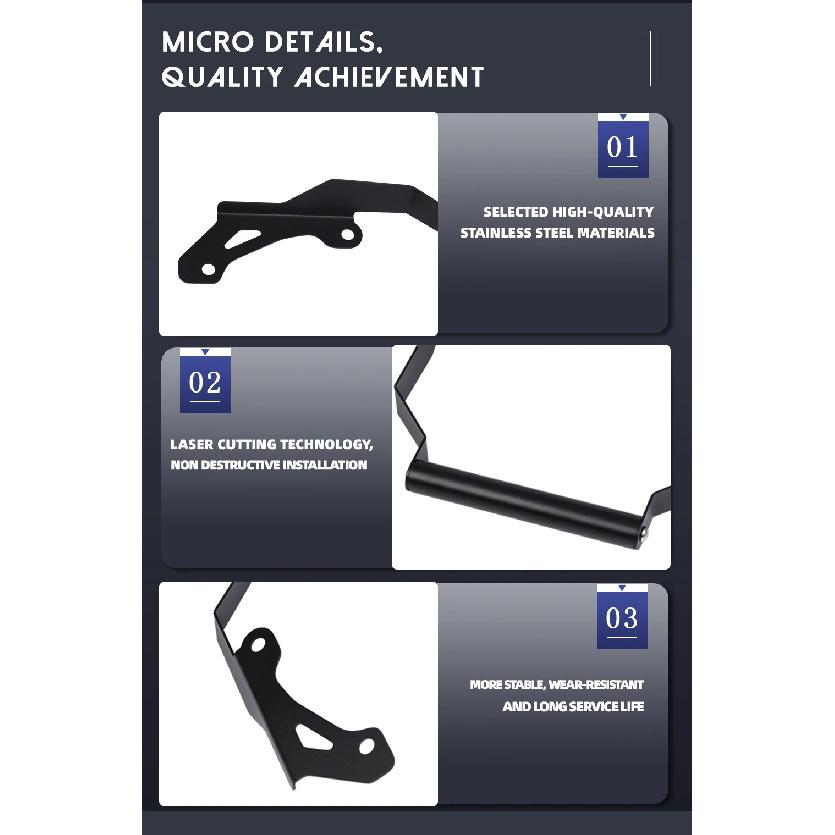 Mobile Phone Stand Holder Support GPS Navigation Bracket Mounting For Motorhispania MH Tray 125 Tray125 Motorcycle Accessories
