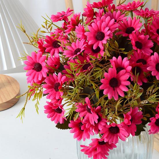 Искусственные цветы 18 букетов Букеты из искусственного шелка Весенние поддельные полевые цветы со стеблем для вазы кашпо Цветочные композиции Центральные элементы стола