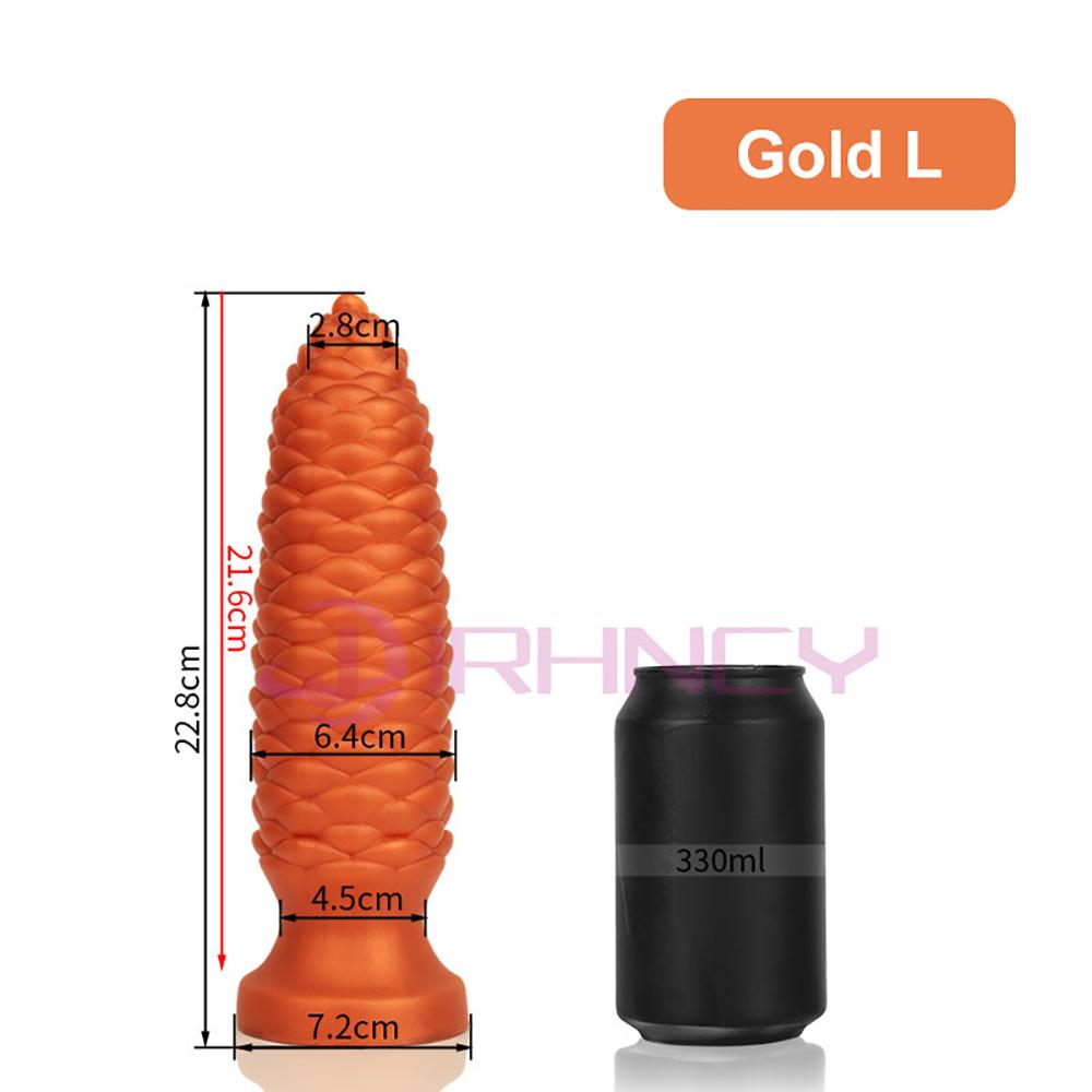 XS-XXL Strobile Anal Plug Sex Toys for Women Men Big Butt Plug Soft Platinum Liquid Silicone Anal Dildos Prostate Massage