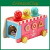 Детская развивающая деревянная игрушка в форме фургона с мороженым для раннего обучения в подарок