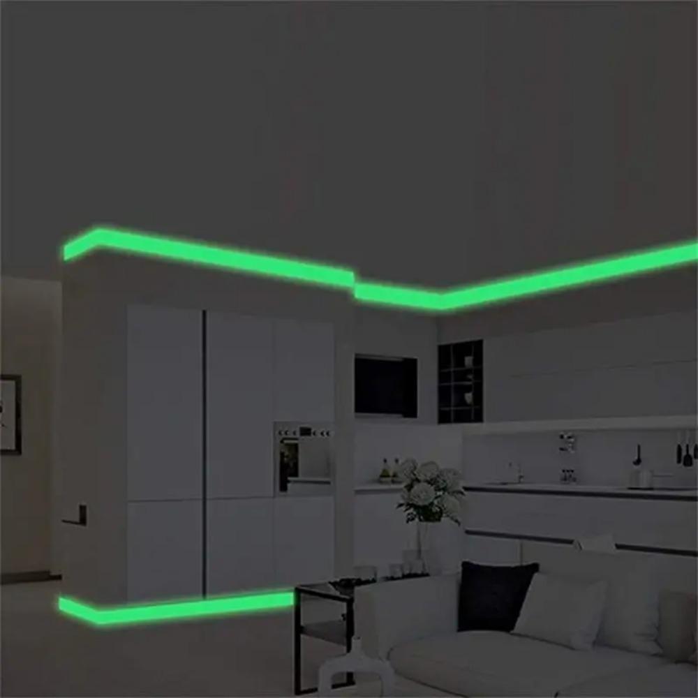 3M 2Pcs светящаяся лента флуоресцентная ночная самоклеящаяся светящаяся в темноте наклейка безопасность украшение дома лестницы предупреждающие ленты