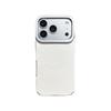 Защитный магнитный чехол для iPhone 14/15/16/17 Pro Max из кожи с металлическим блеском, с большими отверстиями