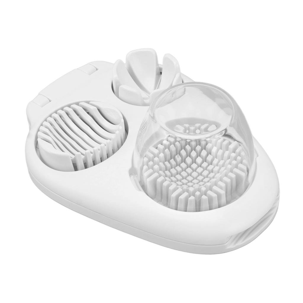 Яйцерезка 3 режима нарезки, резак для сваренных вкрутую яиц, кухонный резак для украшения, салата, сэндвича