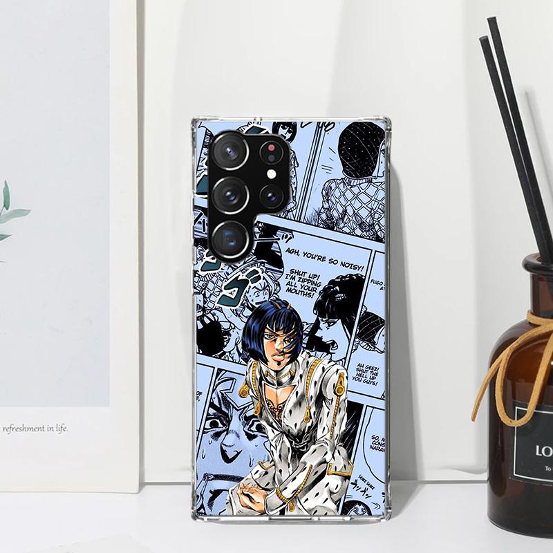 JoJo Adventure Bruno Buccellati Phone Case For Samsung Galaxy S26 S25 Edge S24 FE S23 S22 Ultra S21 Plus S20 + Art Fundas Back C