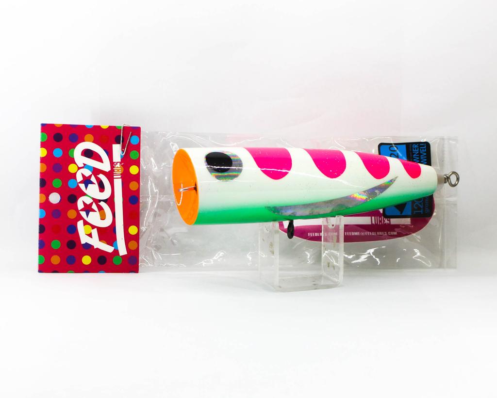 Feed Конус 120 Ручная работа Деревянный Поппер Плавающая приманка 120 грамм 82 (6082)