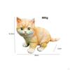 Cat Figurine Animal Figurines Outdoor Crafts Creative Collectible Garden Statue