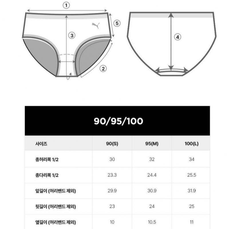 Puma Комплект из 5 предметов боди Puma Bodywear Women S fuSing Triangle Panty