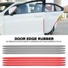 4 шт. 41 см защитная полоса для двери автомобиля, противоударная полоса из углеродного волокна, резиновая защитная накладка на бампер автомобиля, наклейка от царапин, отделочные полоски