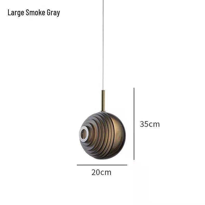 Постмодернистский Минималистичный Стеклянный Подвесной Светильник в Полоску для Гостиной, Кафе, Спальни, Лестницы и Выставочного Зала