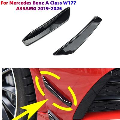 Для Mercedes Benz A Class W177 AMG A160 A180 A200 A250 A35 2019-2025 Боковые канарды переднего бампера