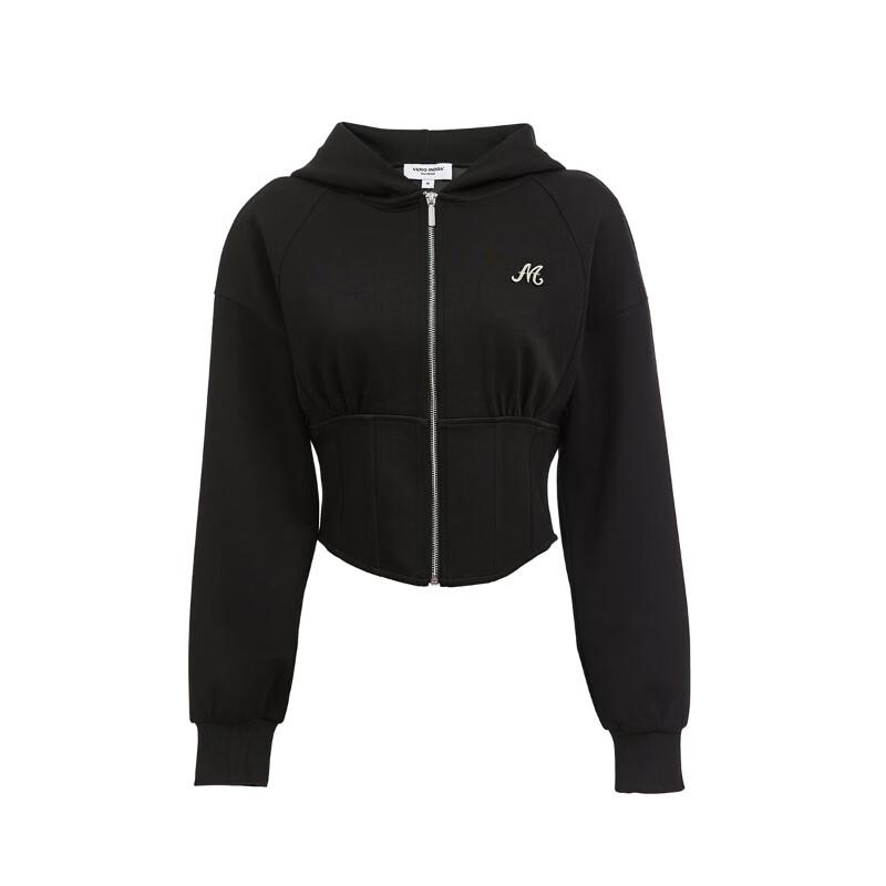 Veromoda Укороченный худи на молнии