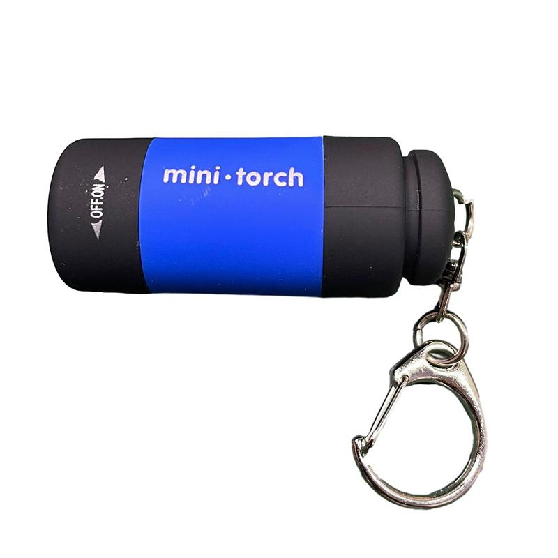 Супер Яркий Мини Фонарик USB Перезаряжаемый Карманный Брелок Маленький Фонарик