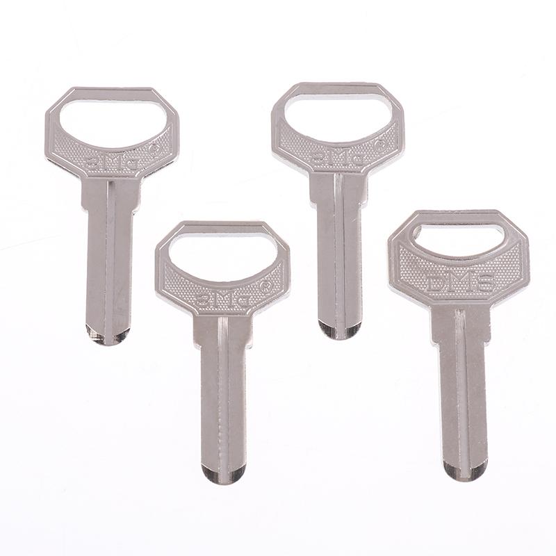 10 шт. Заготовка ключа со средним пазом, маленькая квадратная, компьютерная пробивка DMS, заготовка ключа, замок с отпечатком пальца, кодовый замок, заготовка