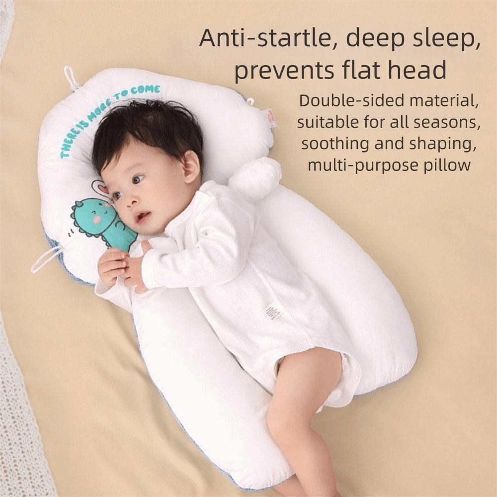 All-Season Material Newborn Soothing Pillow Drawstring Design Anti-Startle Pillow  Newborn Care
