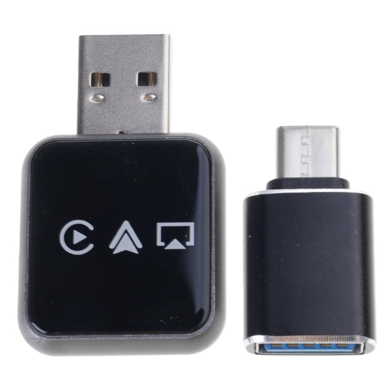 Wireless Adapter 3 In 1 Intelligent Airplay Auto USB Dongle Corded Connection To Vehicle Connection Bluetooth-compatible