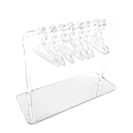 Подставка для сережек в форме лошади из ткани с несколькими отверстиями Акриловая вешалка для одежды Дисплей для хранения сережек Товары для дома