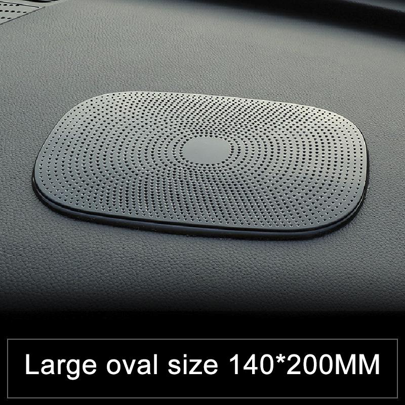Автомобильный Нескользящий Коврик Волшебный Противоскользящий Коврик Приборная Панель Липкий Коврик Мобильный Держатель для Телефона Черный Силиконовый Коврик 2025